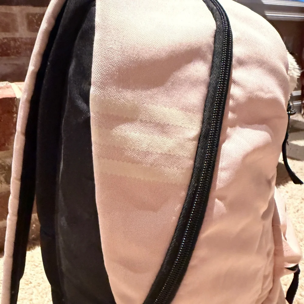 adidas Light Pink Trefoil Backpack with Black Logo - Picture 3 of 7